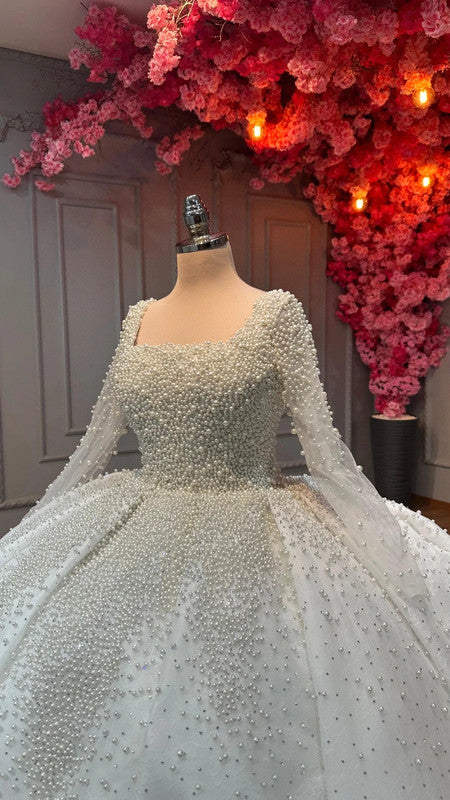 Magnifique Robe de Mariée Princesse Luxury avec Voile