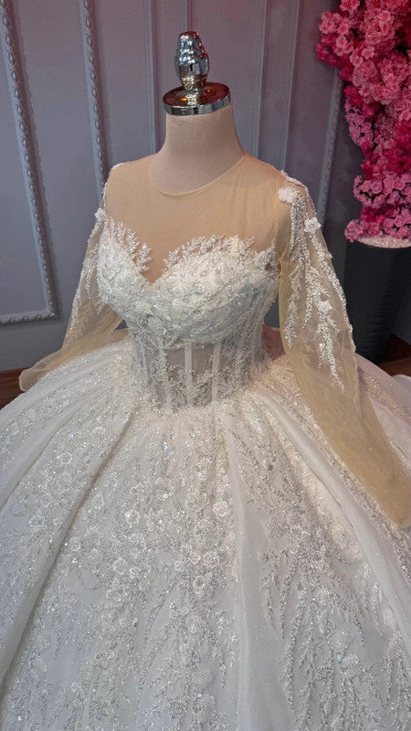 Magnifique Robe de Mariée Princesse Luxury