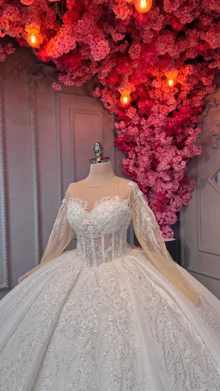 Magnifique Robe de Mariée Princesse Luxury