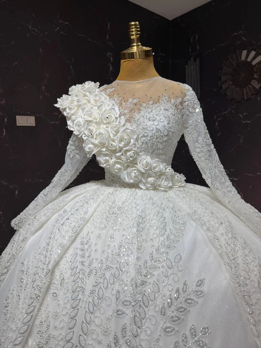 Magnifique Robe de Mariée Princesse Luxury