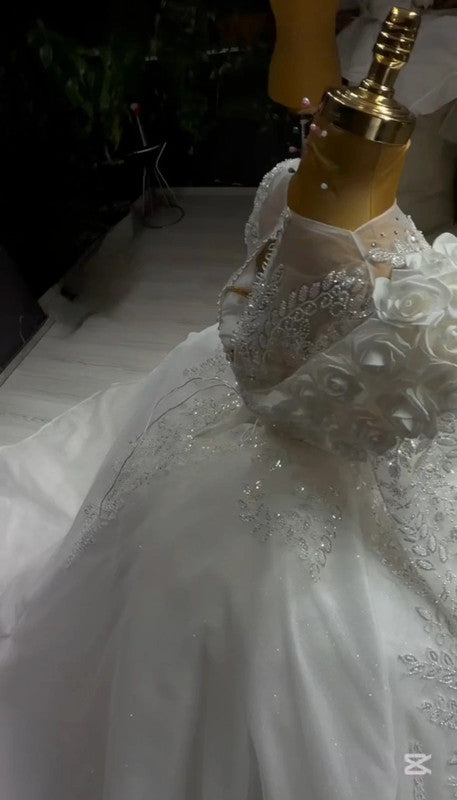 Magnifique Robe de Mariée Princesse Luxury