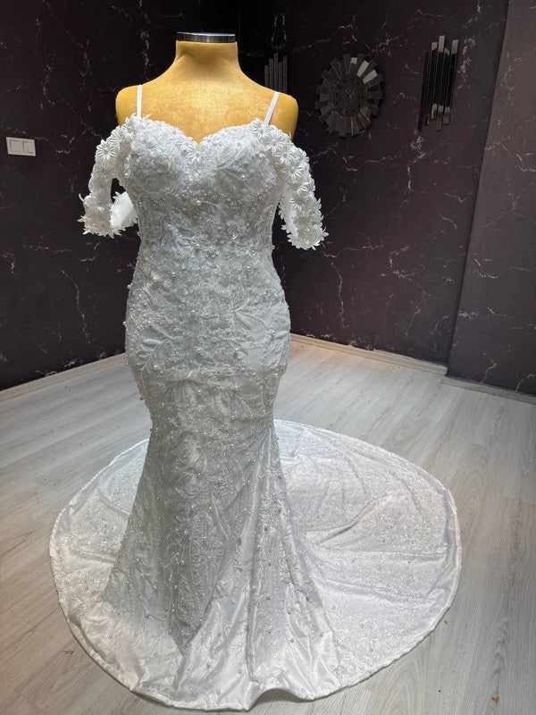 Magnifique Robe de Mariée Sirène Luxury