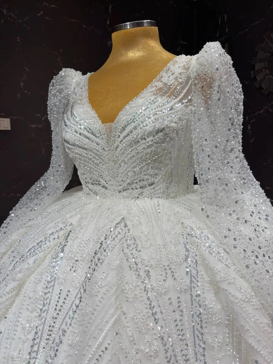 Magnifique Robe de Mariée Princesse Luxury