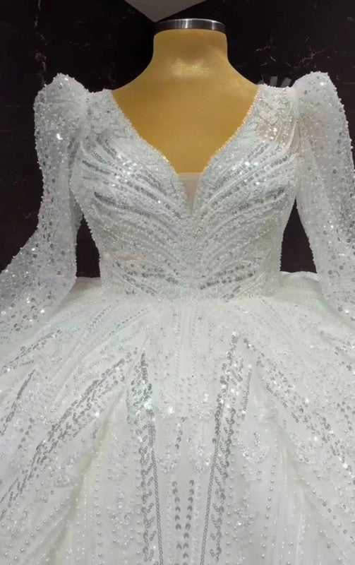 Magnifique Robe de Mariée Princesse Luxury