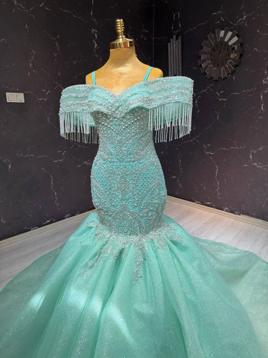Magnifique Robe de Mariée Sirène Luxury