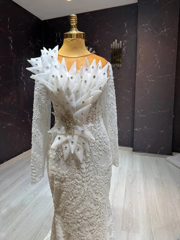 Magnifique Robe de Mariée Sirène Luxury