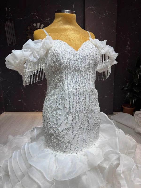 Magnifique Robe de Mariée Sirène Luxury