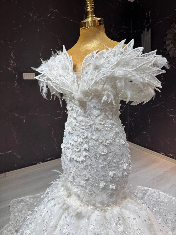 Magnifique Robe de Mariée Sirène Luxury