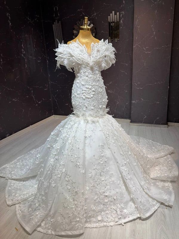 Magnifique Robe de Mariée Sirène Luxury