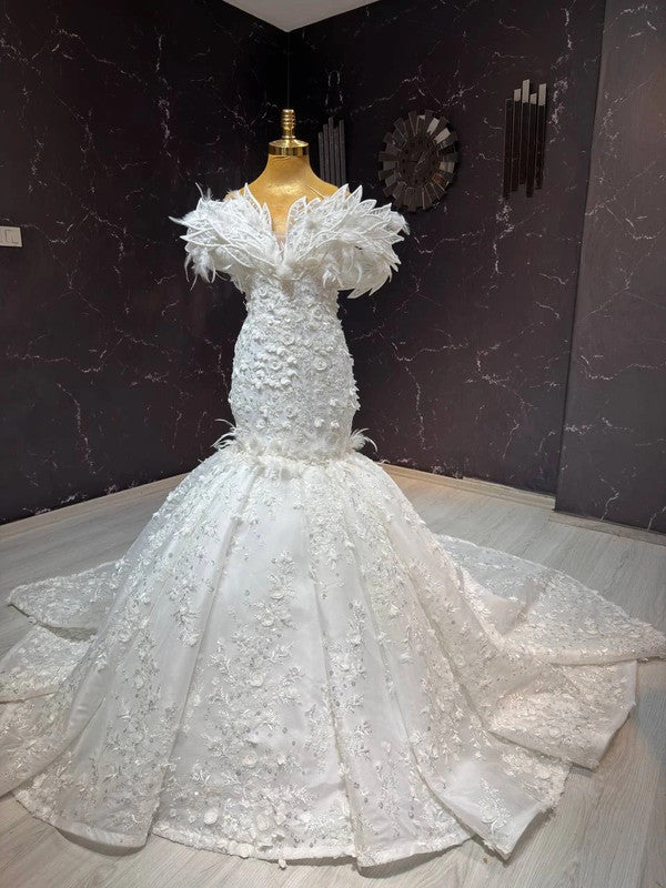 Magnifique Robe de Mariée Sirène Luxury