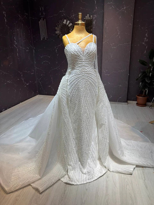Magnifique Robe de Mariée Sirène Luxury