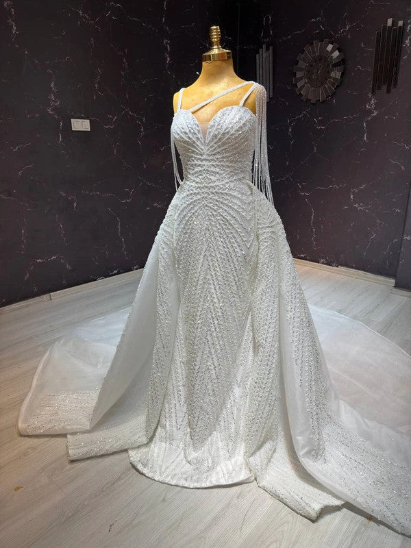 Magnifique Robe de Mariée Sirène Luxury