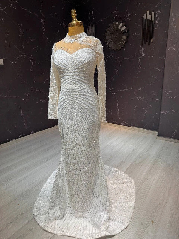 Magnifique Robe de Mariée Sirène Luxury