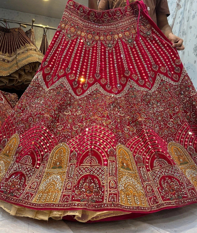 Magnifique Lehenga Luxury Rouge