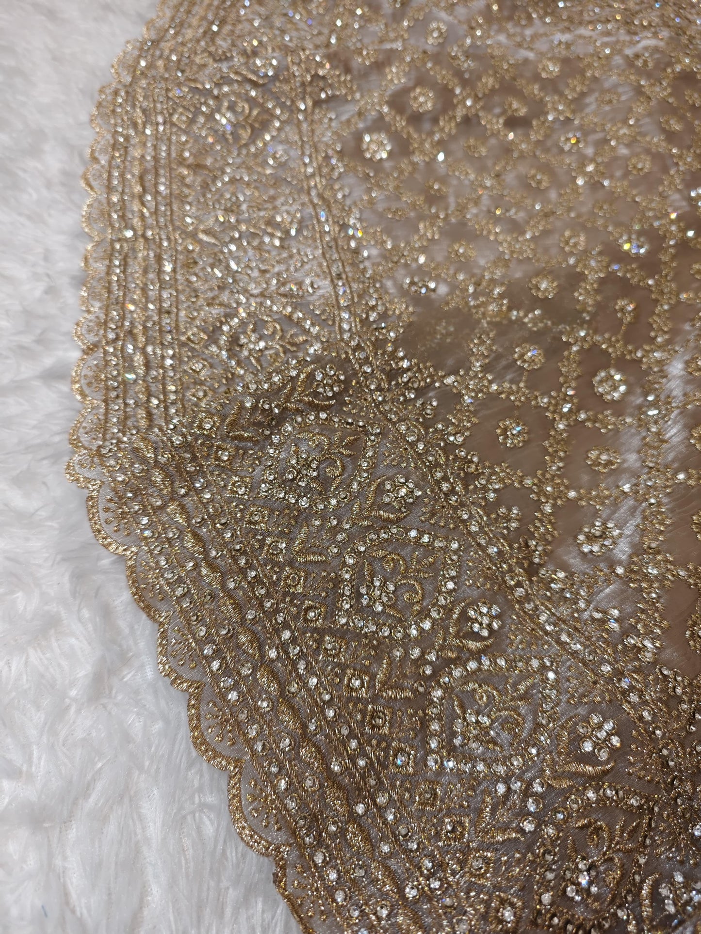 Saree Luxury Gold Strass
