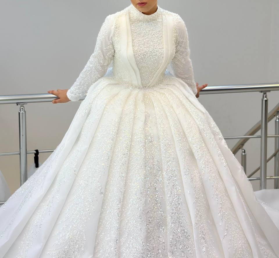 Robe de Mariée Princesse Luxury, Couverte