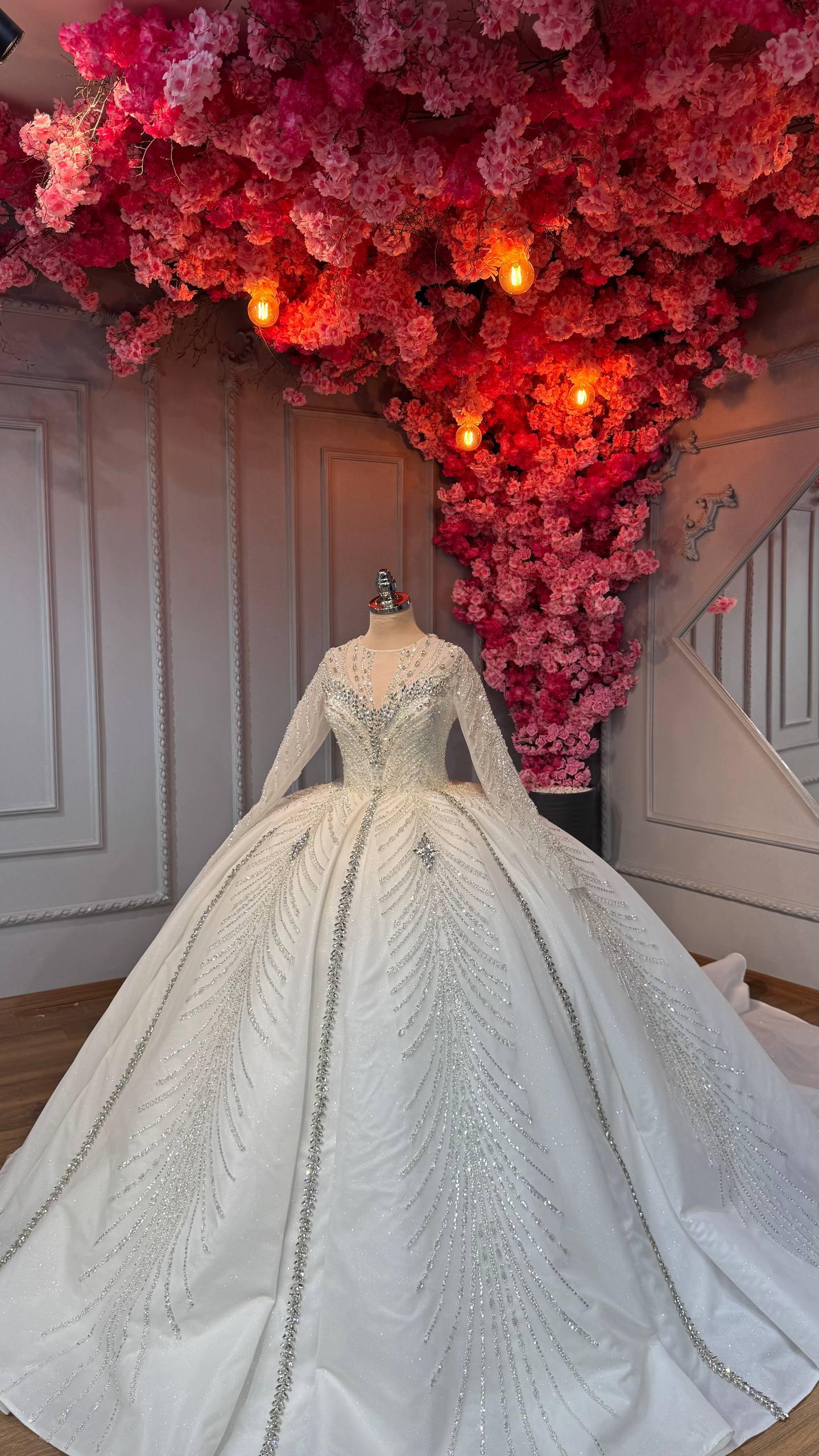 Robe de Mariée Princesse Luxury avec Cercle inclus