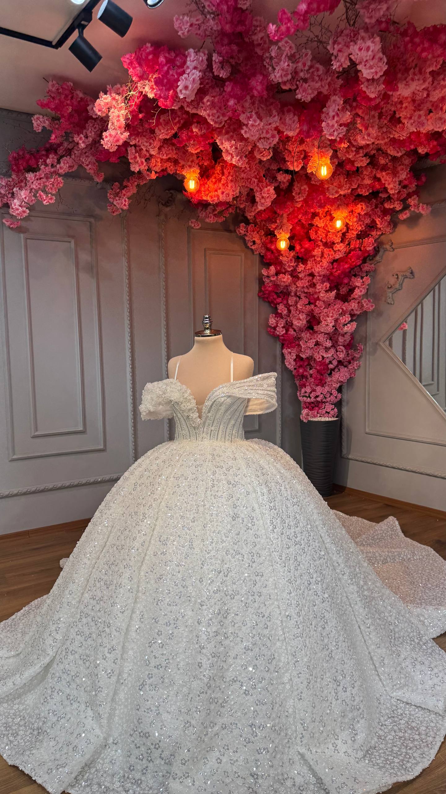 Robe de Mariée Princesse Luxury avec Cercle inclus