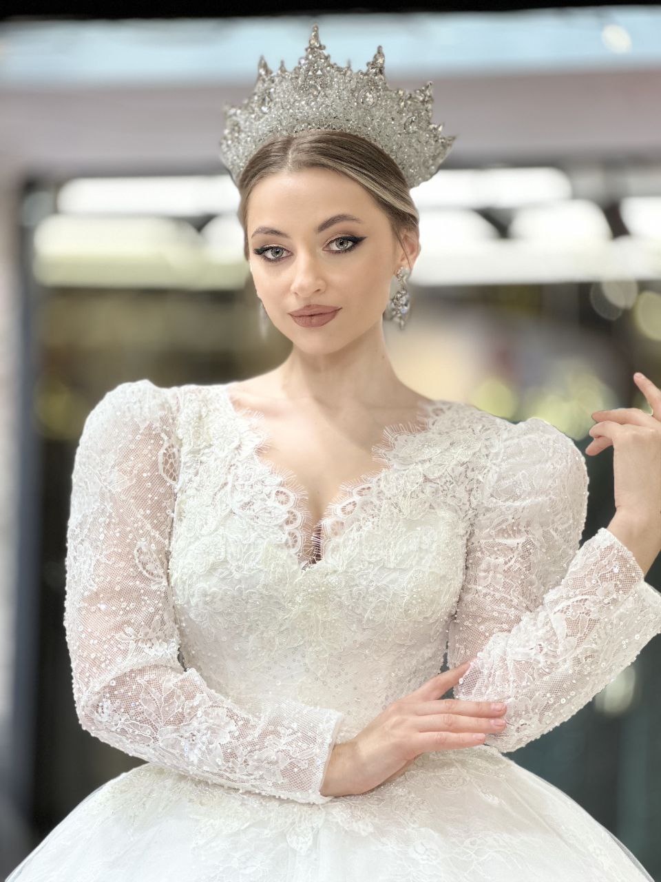 Robe de Mariée Princesse Luxury avec Cercle inclus