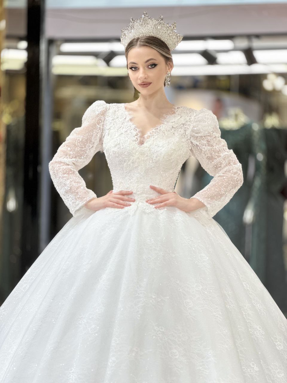Robe de Mariée Princesse Luxury avec Cercle inclus