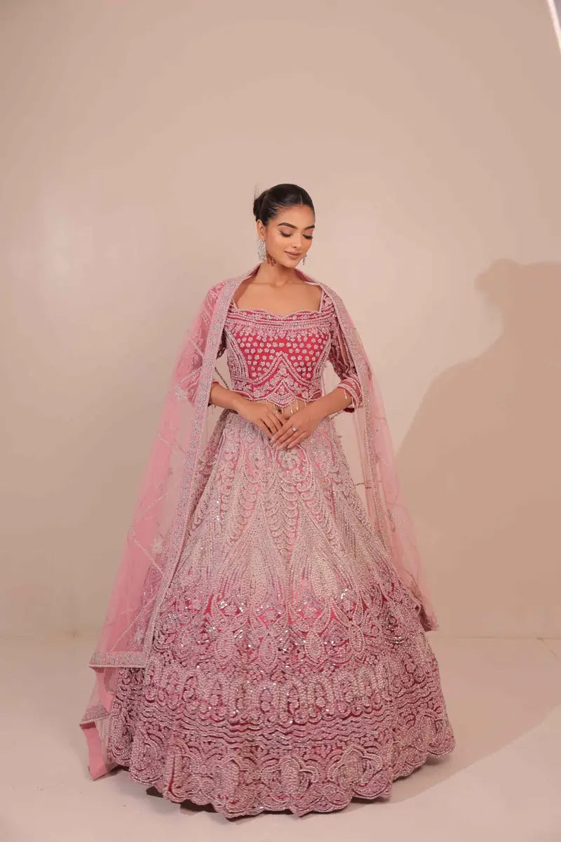 Lehenga Rose Luxury