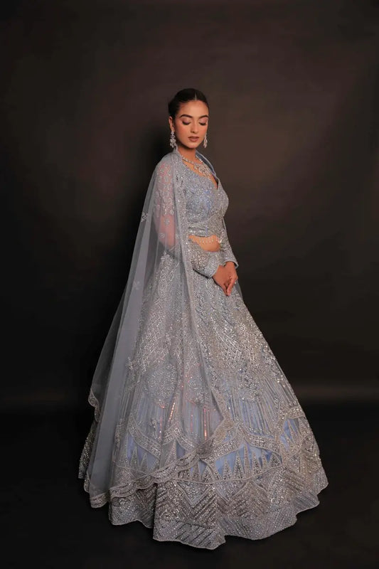 Lehenga Bleu Luxury