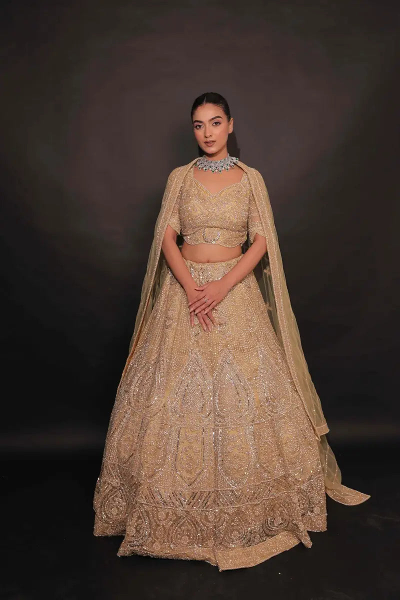 Lehenga Doré Luxury