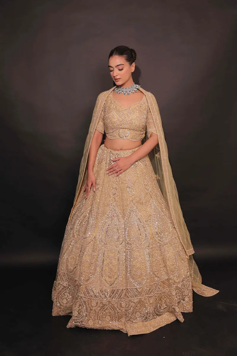 Lehenga Doré Luxury