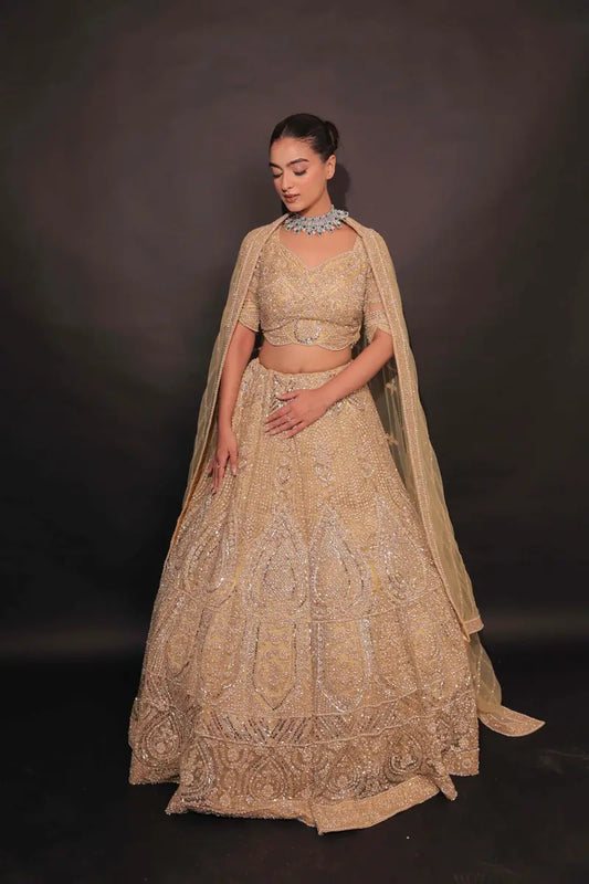 Lehenga Doré Luxury