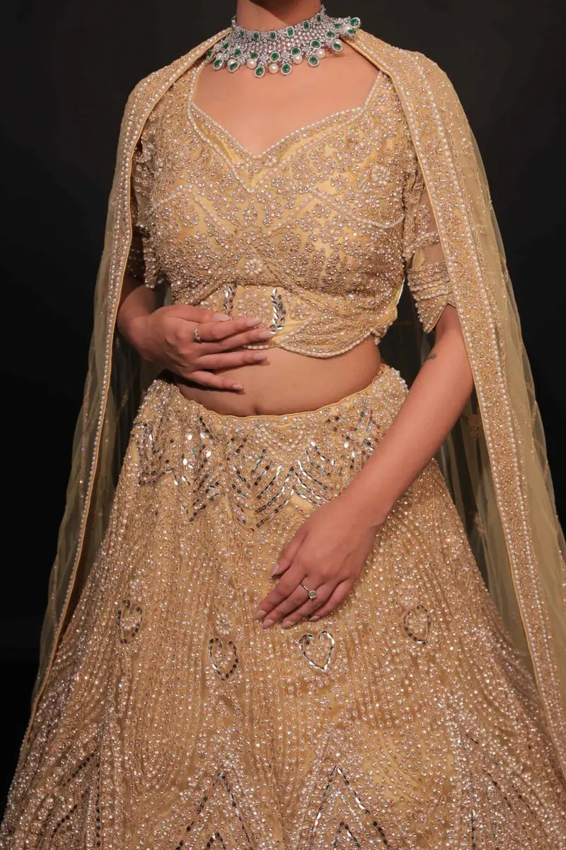 Lehenga Doré Luxury