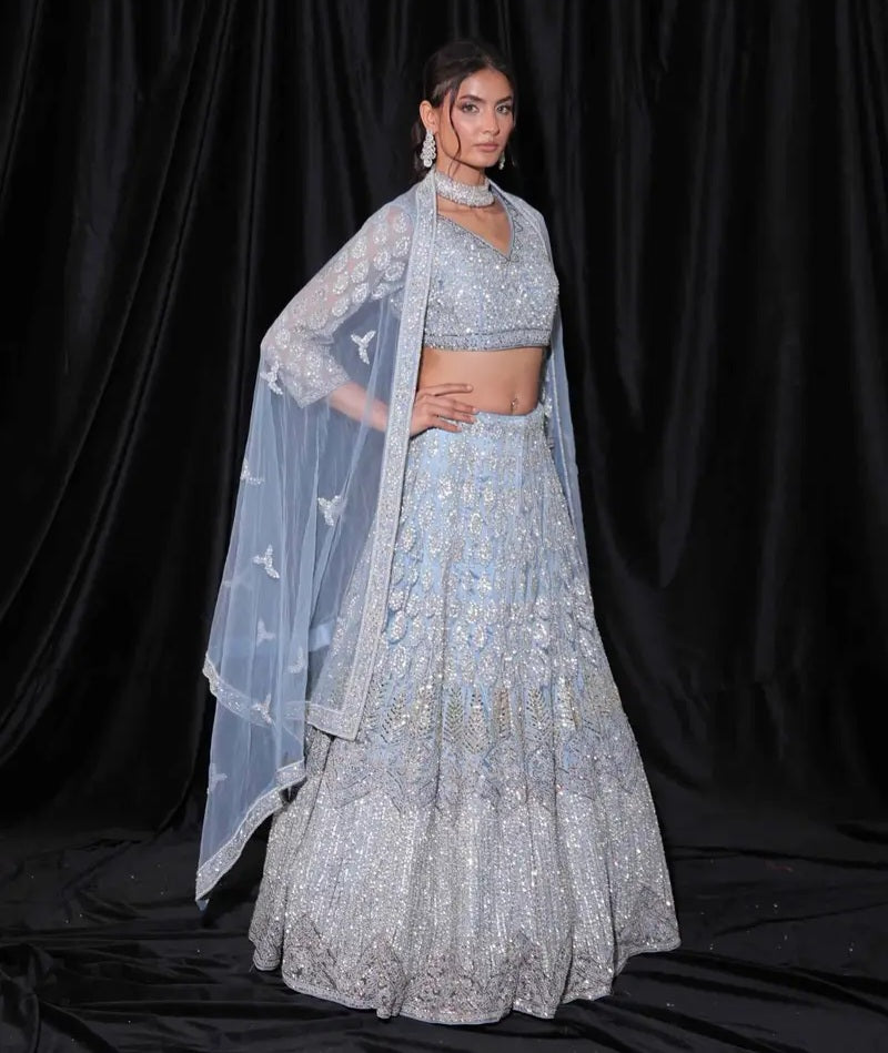 Lehenga Blue Luxury