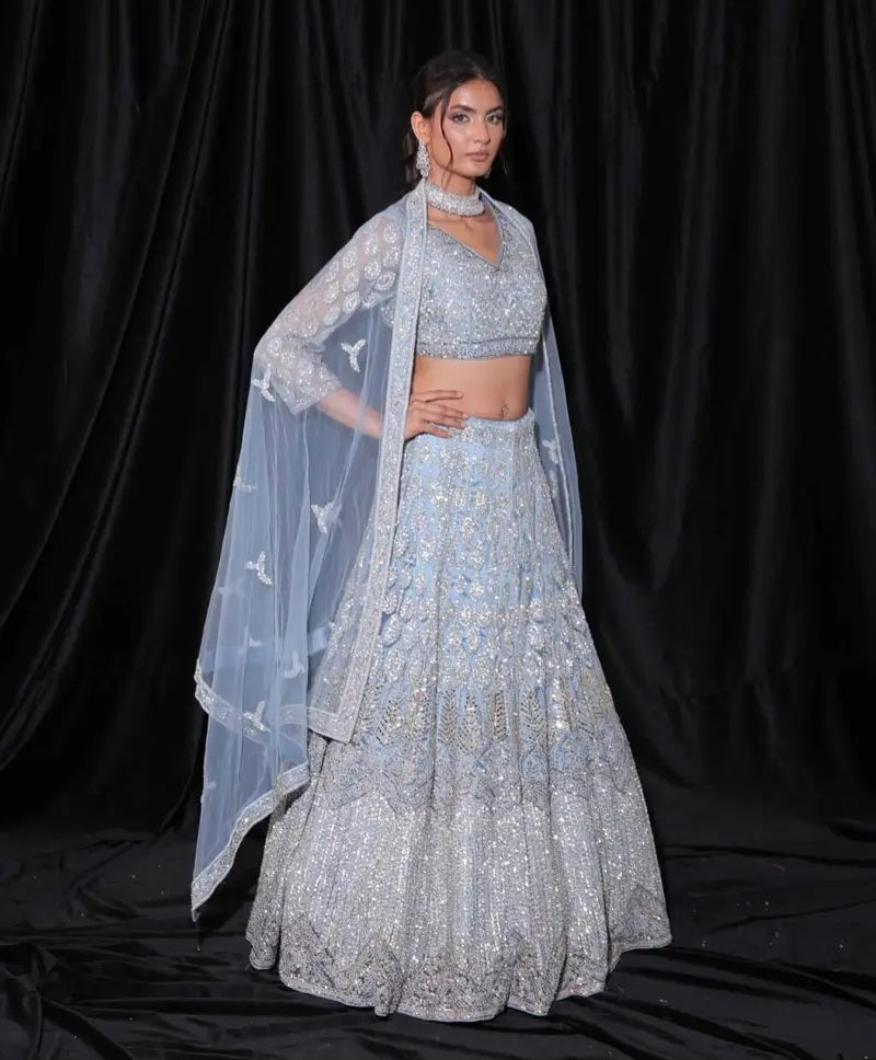 Lehenga Blue Luxury