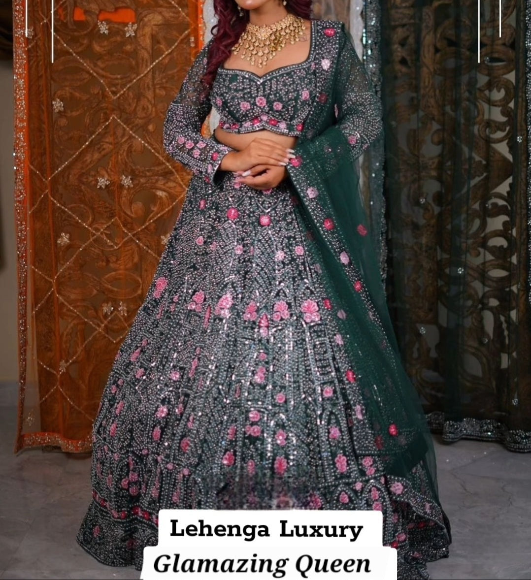 Lehenga Green Luxury