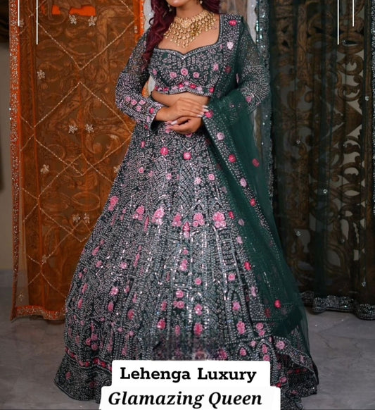 Lehenga Green Luxury
