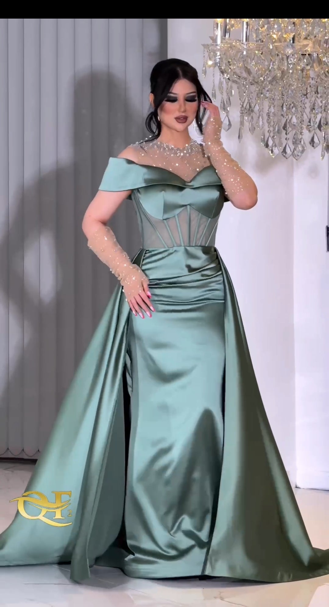 Robe de Soirée Satinée