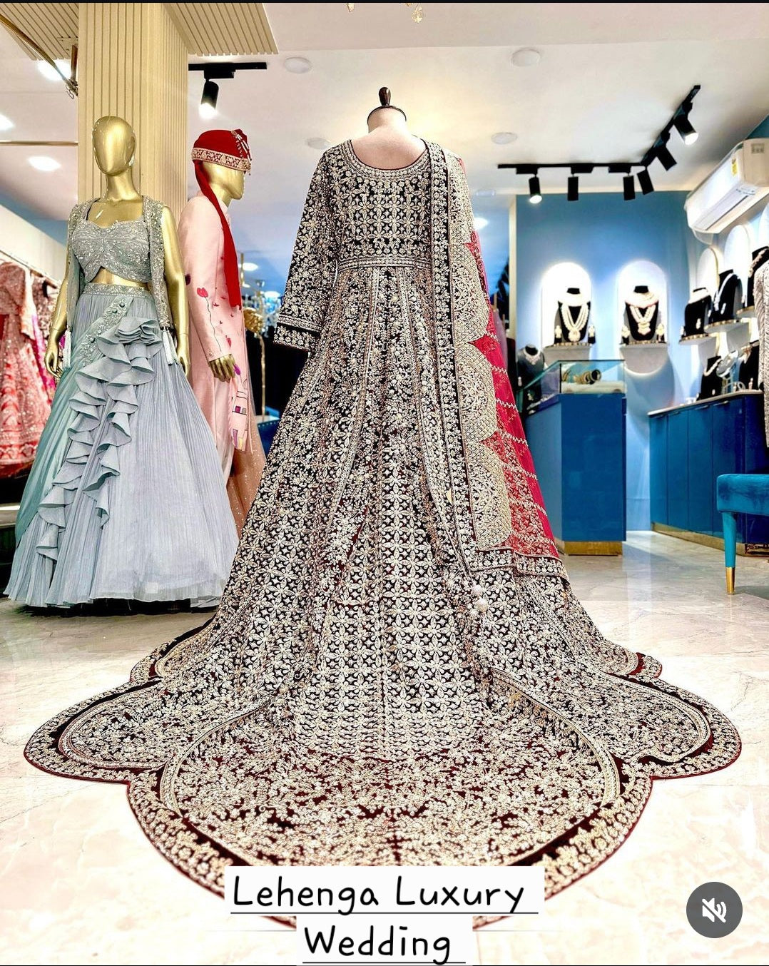 Lehenga Red Luxury Wedding