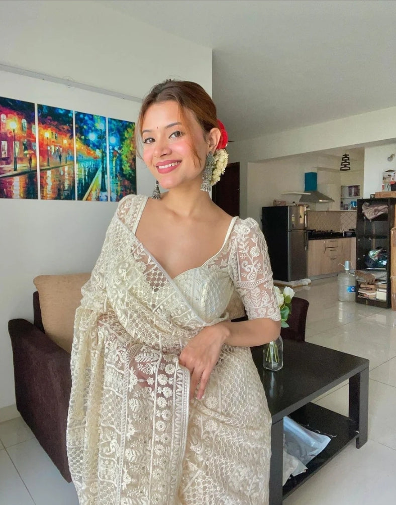 Saree Blanc