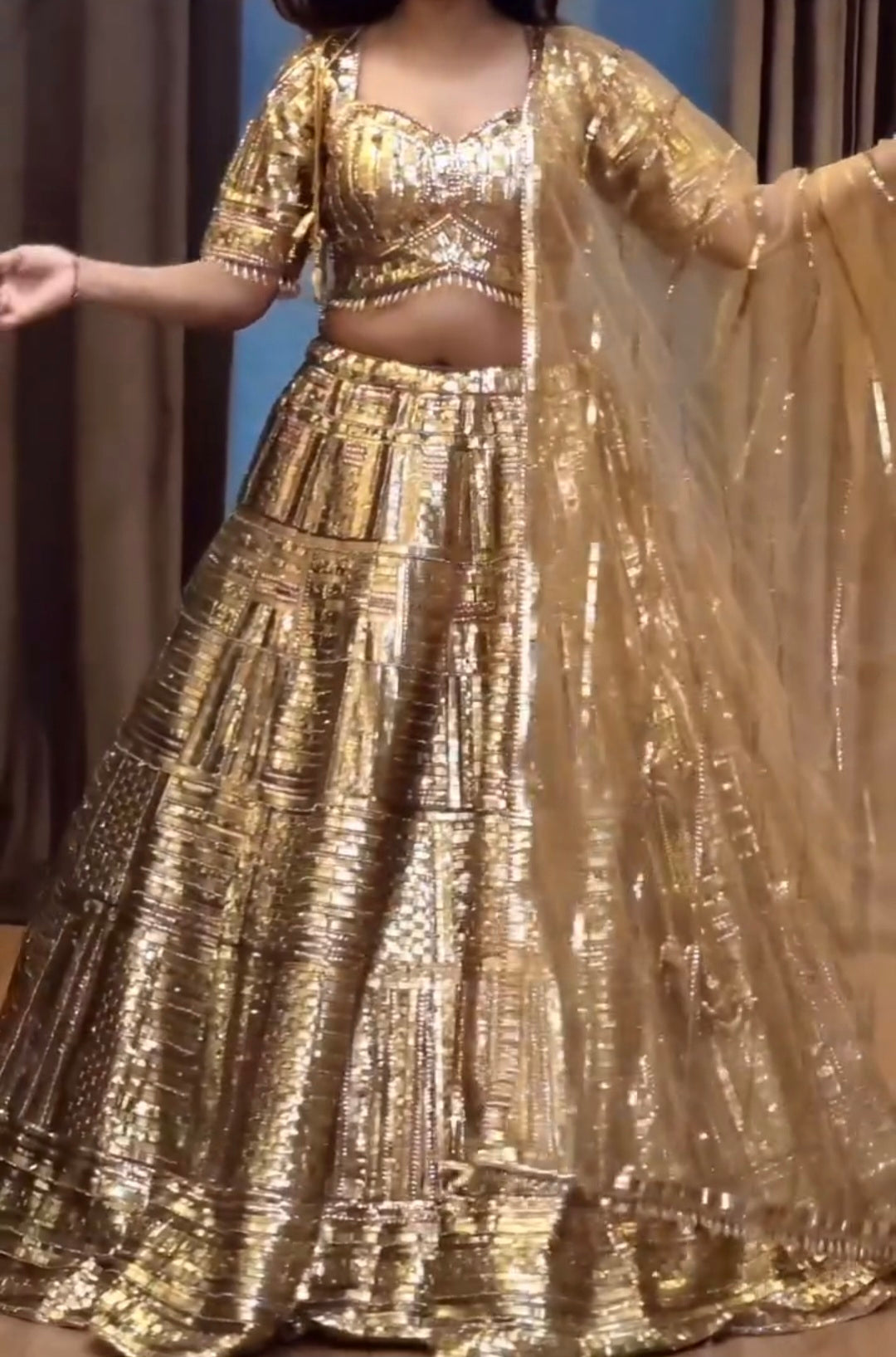 Lehenga  Gold Luxury