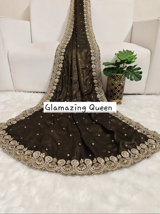 Saree Luxury Stones