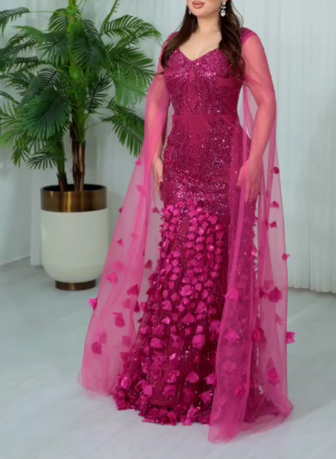 Robe de Soirée Florale Luxury