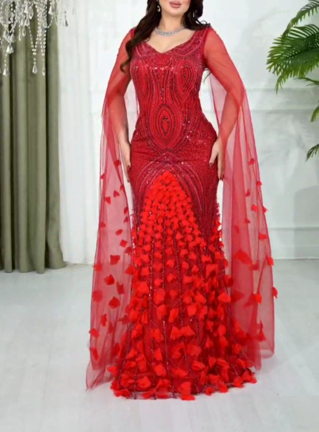 Robe de Soirée Florale Luxury