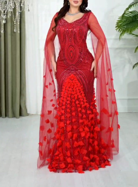 Robe de Soirée Florale Luxury