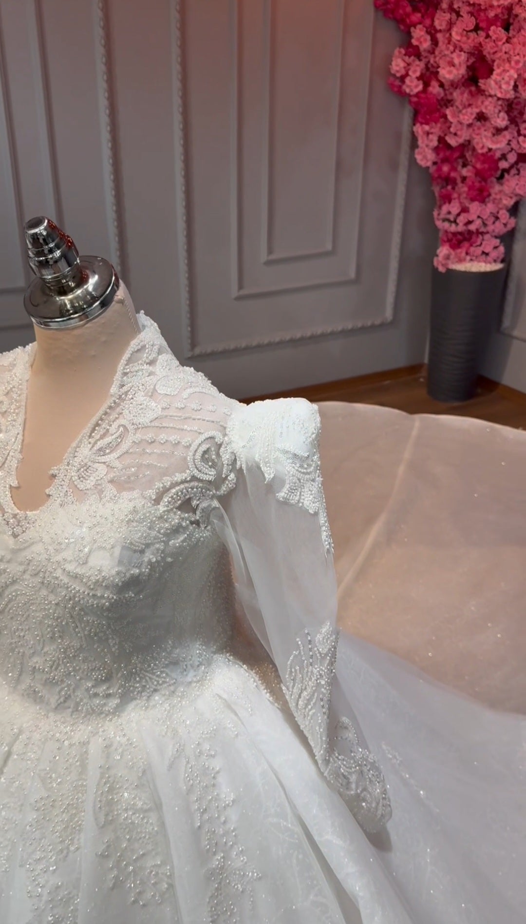 Robe de Mariée Princesse Luxury avec Cercle inclus