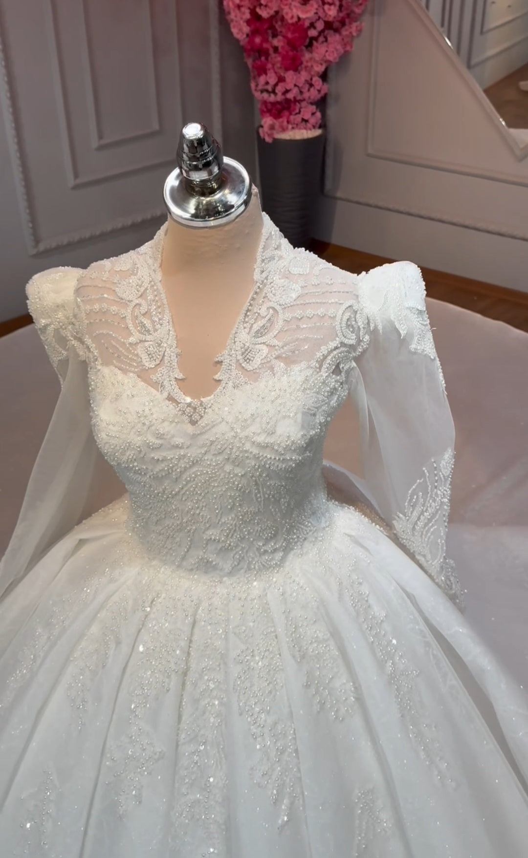 Robe de Mariée Princesse Luxury avec Cercle inclus