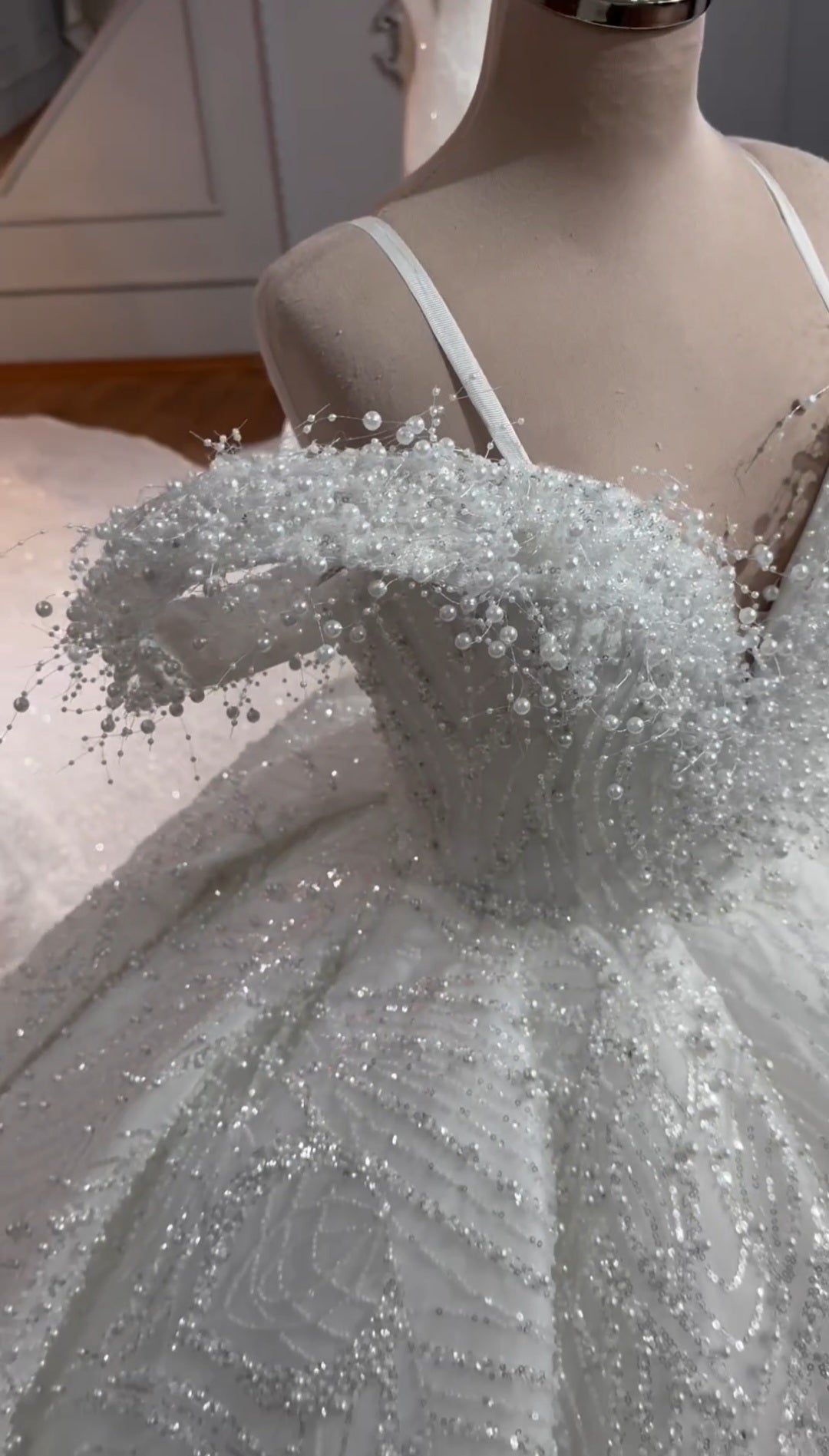 Robe de Mariée Princesse Luxury avec Cercle inclus