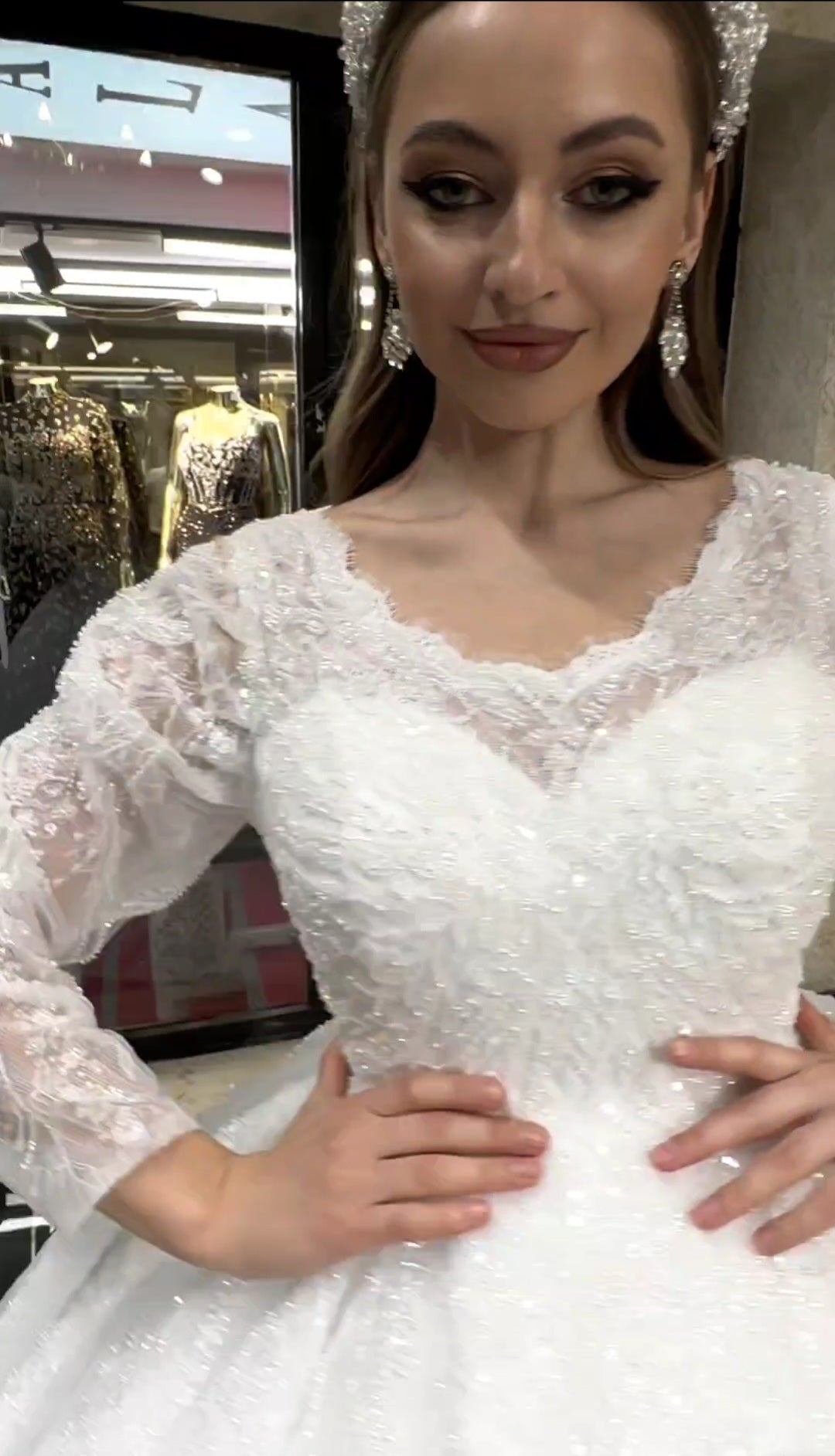Robe de Mariée Princesse Luxury avec Cercle inclus