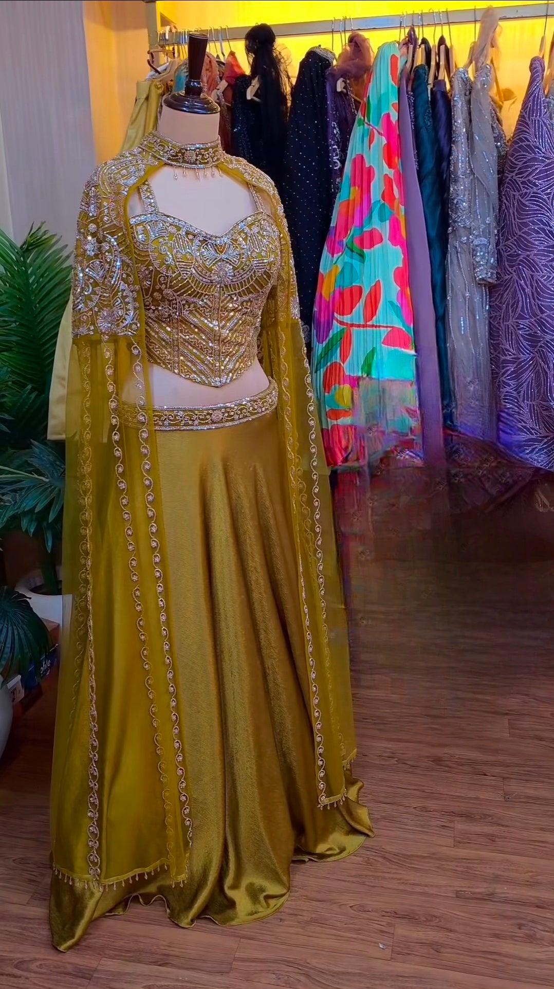 Lehenga Luxury Jaune