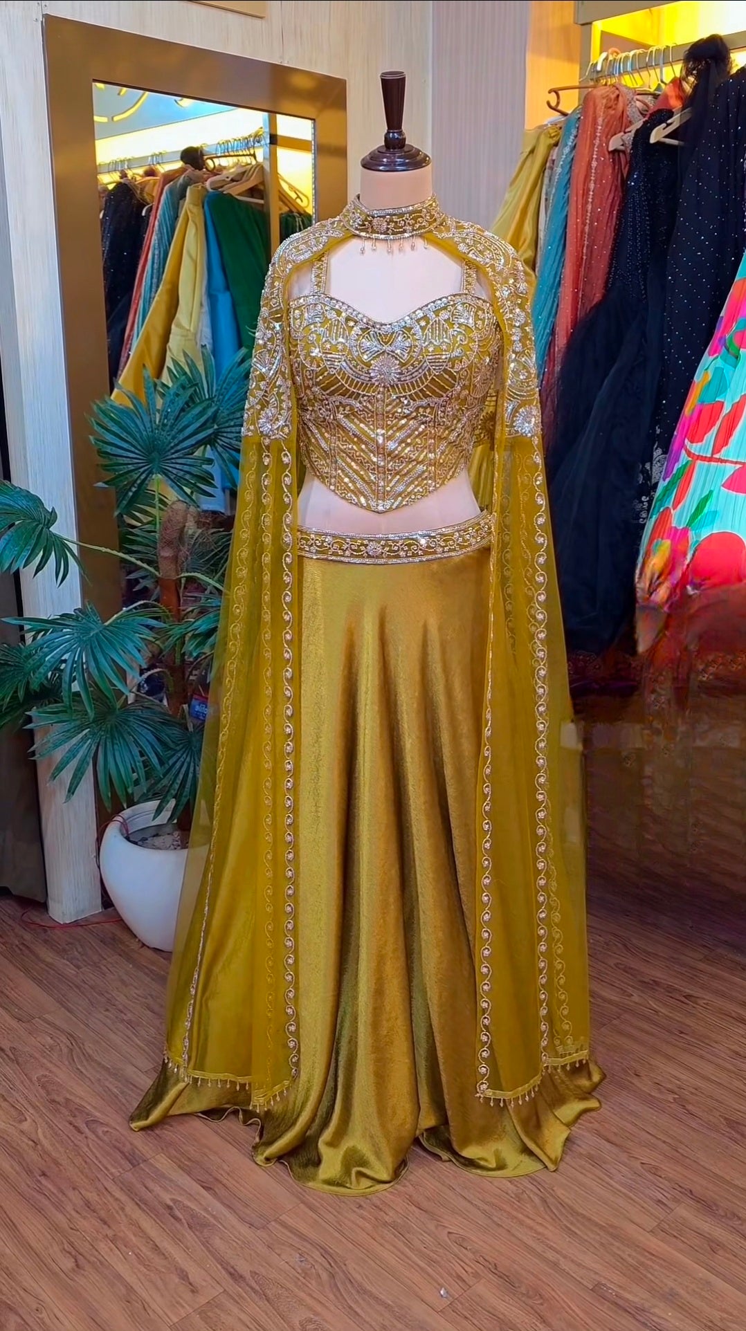 Lehenga Luxury Jaune
