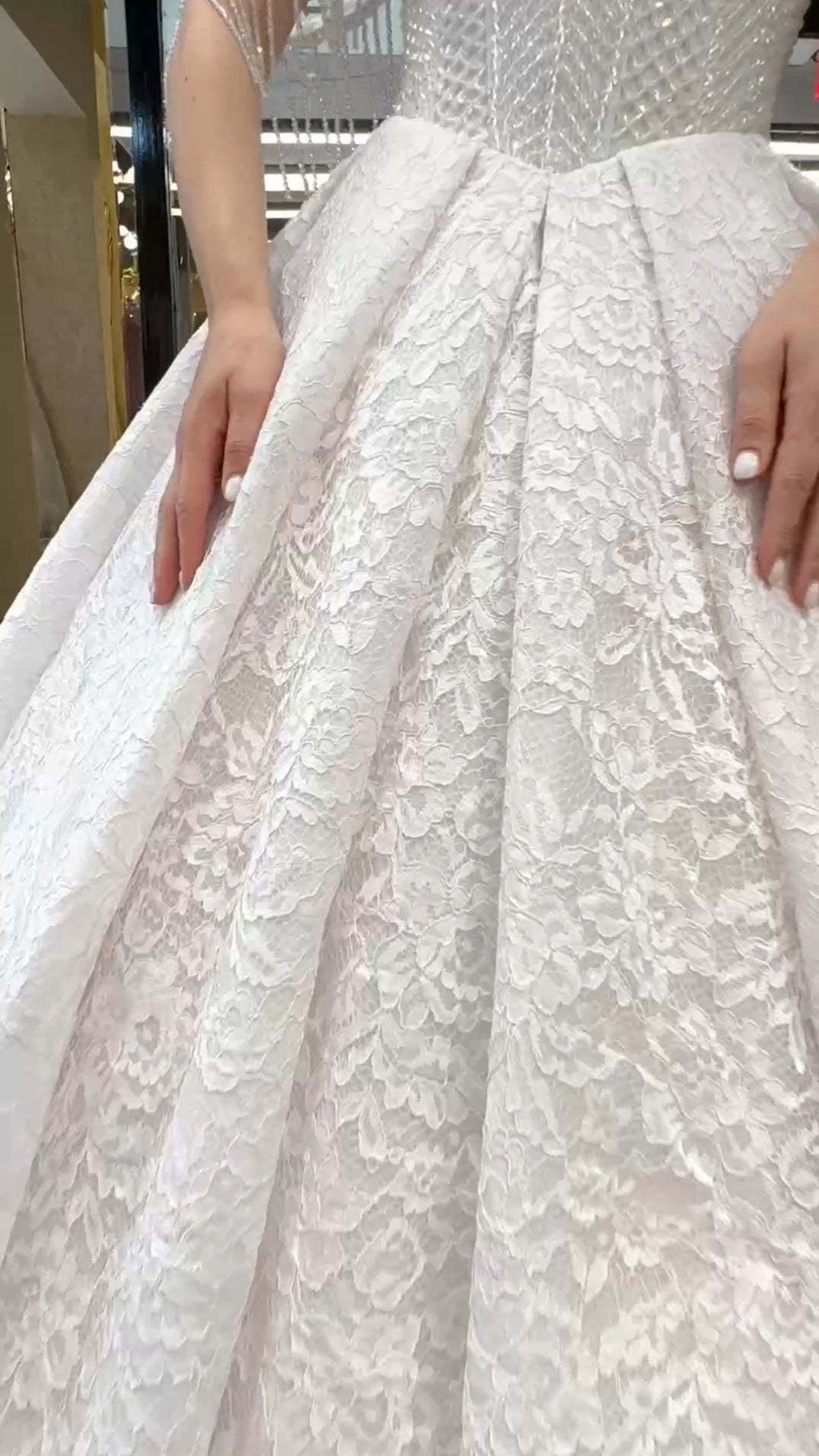 Robe de Mariée Princesse Luxury, Col Cœur, Traîne