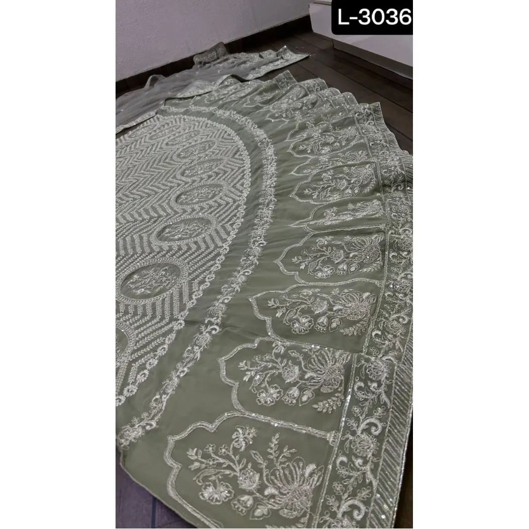 Lehenga Vert Luxury